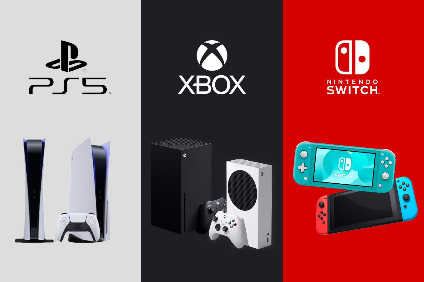PS5/XSX/Switch全球销量对比：PS5占市场份额40%